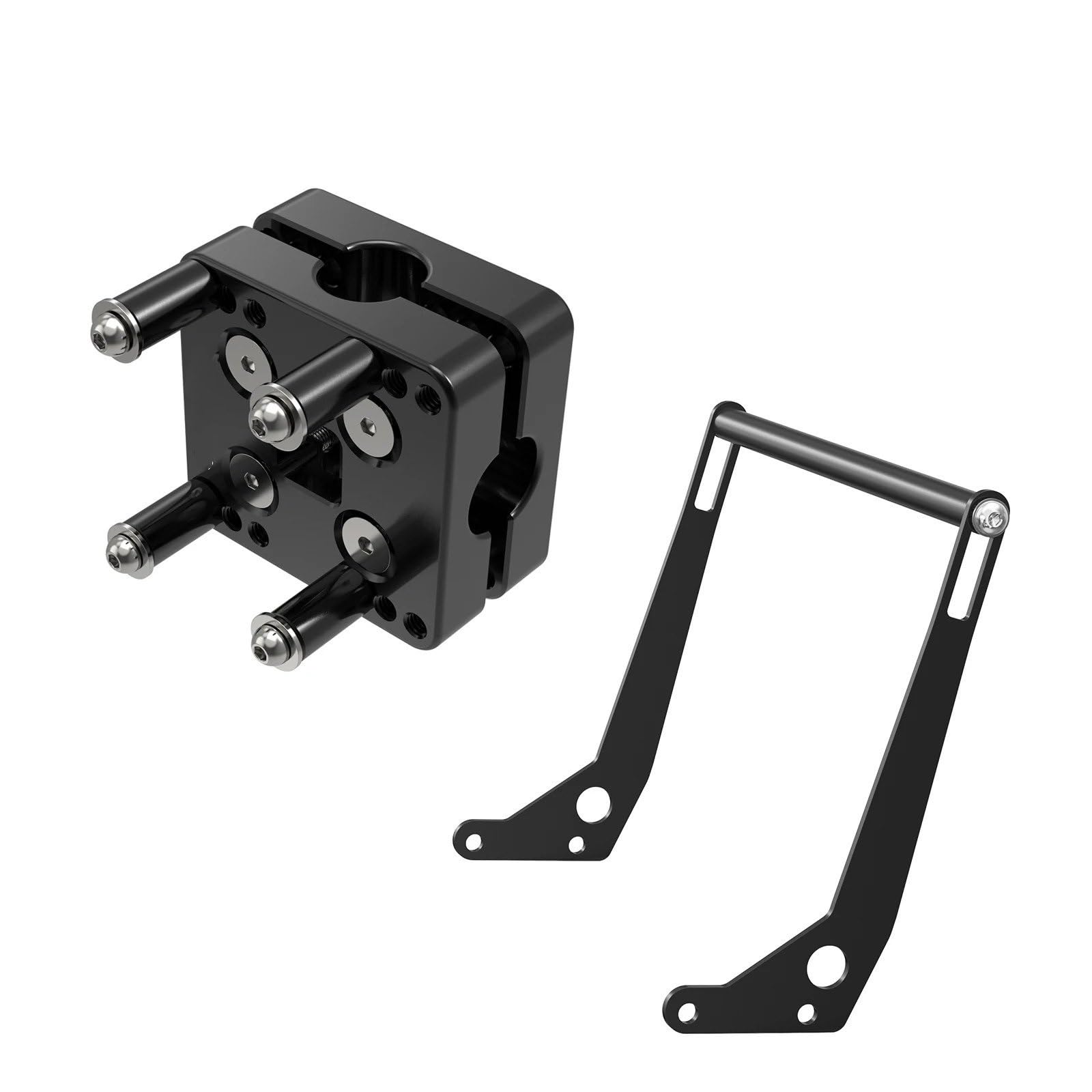 Für Für R1200GS 2014-2018 Telefon Navigation GPS Halterung 12 MM GPS Halter Bar Clamp Motorrad-GPS-Navigationshalterung(Set) von Ggwqoops