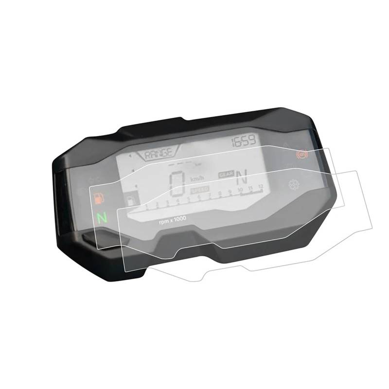 Für G310R G310GS G310 R G310 GS 2017-2018 Motorrad Instrument Dashboard Cluster Kratzschutz Film Displayschutz Armaturenbrett Tacho Displayschutzfolie(4 pcs) von Ggwqoops
