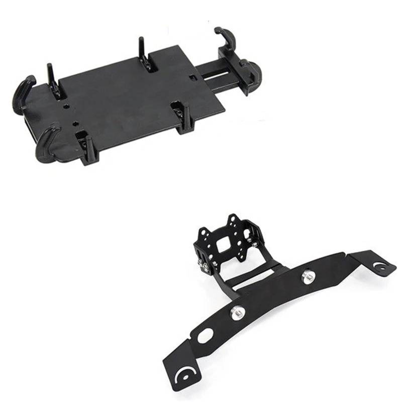 Für K1200GT 2006 Motorrad USB Lade Telefon Halter CNC Aluminium Navigation Halterung GPS Stehen Motorrad Zubehör Motorrad-GPS-Navigationshalterung(AC) von Ggwqoops