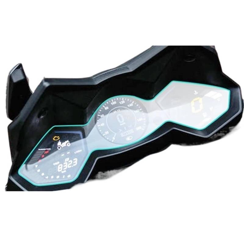 Für KYMCO AK550 AK 550 Motorrad Scratch Cluster Schutz Instrument Film Screen-Dashboard Armaturenbrett Tacho Displayschutzfolie(2 Set) von Ggwqoops