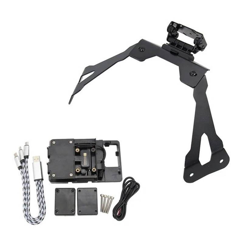 Für Kawasaki Für J300 2013-2021 Motorrad Zubehör Smart Navigation GPS Platte Halterung Anzupassen Halter Kit Motorrad-GPS-Navigationshalterung(B and C) von Ggwqoops