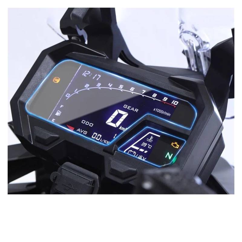Für Loncin Für VOGE 300DS 2019-2021 Motorrad Transparent TPU Hydraulische Koagulation Instrument Membran Armaturenbrett Tacho Displayschutzfolie(2 PCS) von Ggwqoops