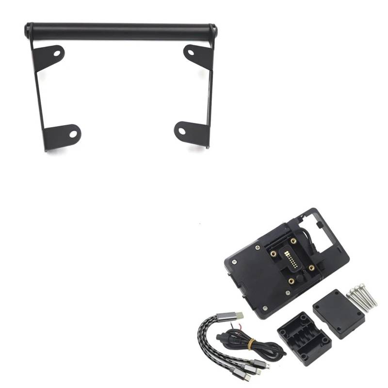 Für Loncin Für VOGE Für Valico DS 900X 2024 Navigation Halterung Motorrad GPS Telefon Halterung Geändert Zubehör Motorrad-GPS-Navigationshalterung(B) von Ggwqoops