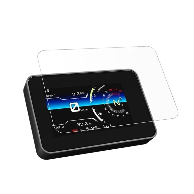 Für MT-07 FZ-07 Für MT07 Für MT 07 2023 2024 Dashboard-Screen-Protektor-Instrumentenfilm Motorradzubehör Armaturenbrett Tacho Displayschutzfolie von Ggwqoops