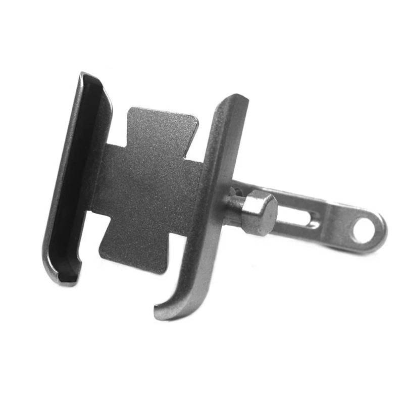 Für NAMX 125 155 150 Motorrad Zubehör Lenker Handy Halter GPS Stand Halterung Motorrad-GPS-Navigationshalterung(Mirror Type Silver) von Ggwqoops