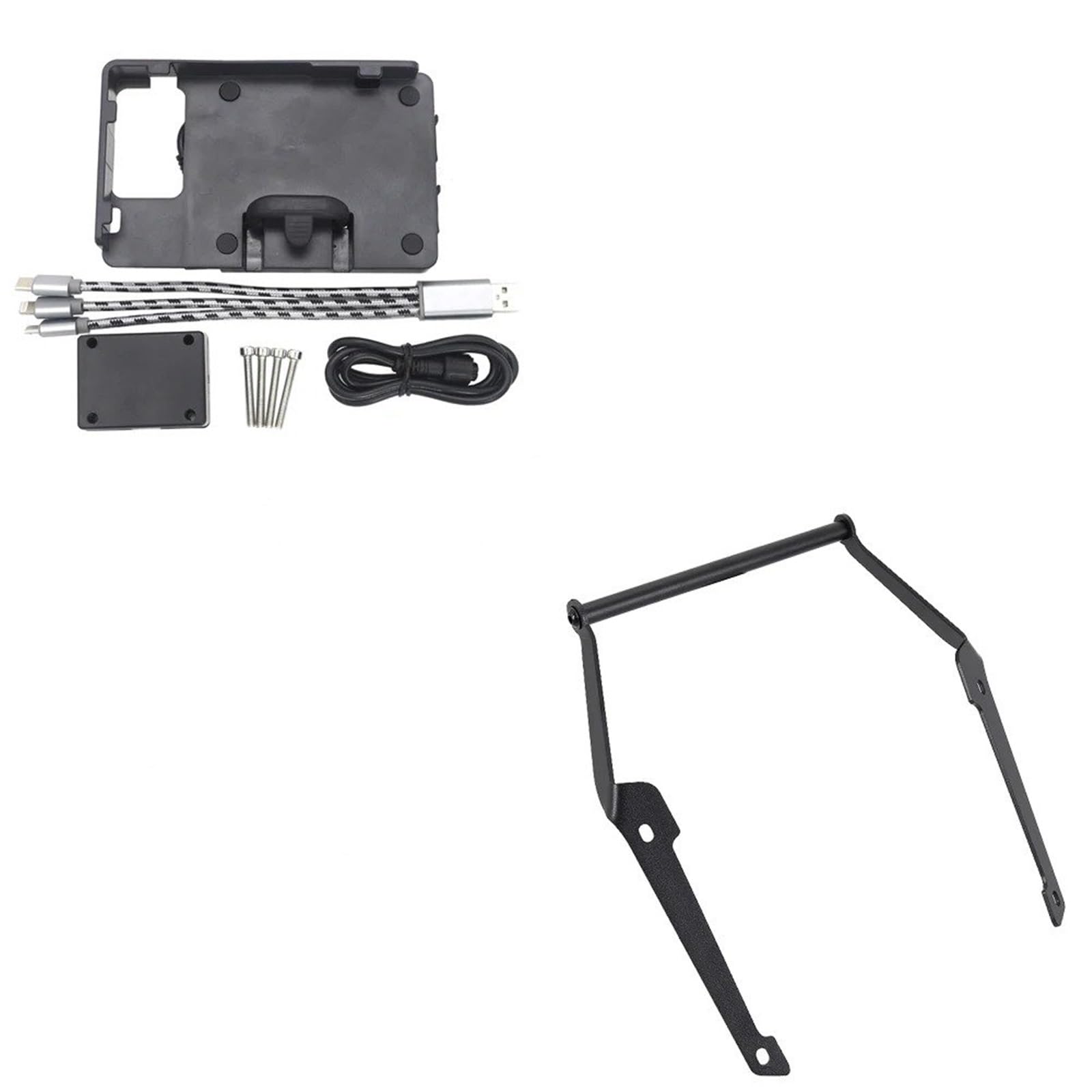 Für NC750D 2014-2020 Für NC700D 2014-2020 Motorrad Navigation Telefon Halterung Motorrad-GPS-Navigationshalterung(B and 12mm) von Ggwqoops