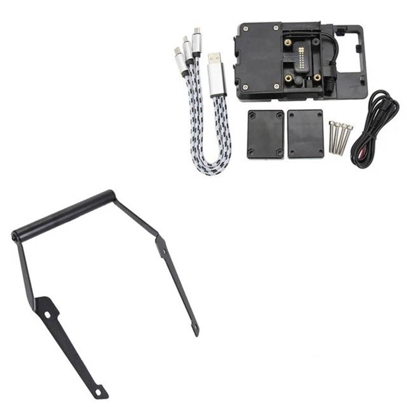 Für NC750D 2014-2020 Motorrad Handy Halter Stehen Navigation Halterung Motorrad-GPS-Navigationshalterung(B and 22mm) von Ggwqoops
