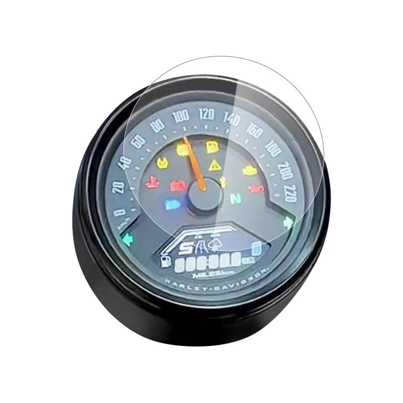 Für Nightster 975 RH975 RH 975 2022-2024 79mm Tacho Scratch Cluster Schutz Bildschirm Film Protector Kompatibel Mit Armaturenbrett Tacho Displayschutzfolie(1pcs) von Ggwqoops