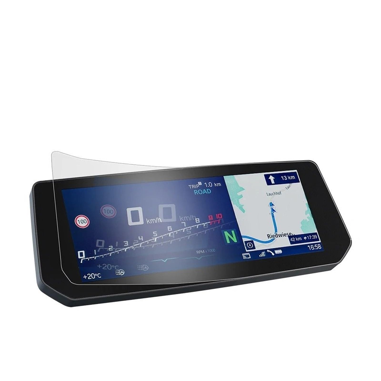 Für R 1250 RT Für R1250RT 2021-2025 K1600GT K1600GTL K1600B 2022-2025 TFT Display Schutz Film Screen Protector Instrument Film Armaturenbrett Tacho Displayschutzfolie(1 Set) von Ggwqoops