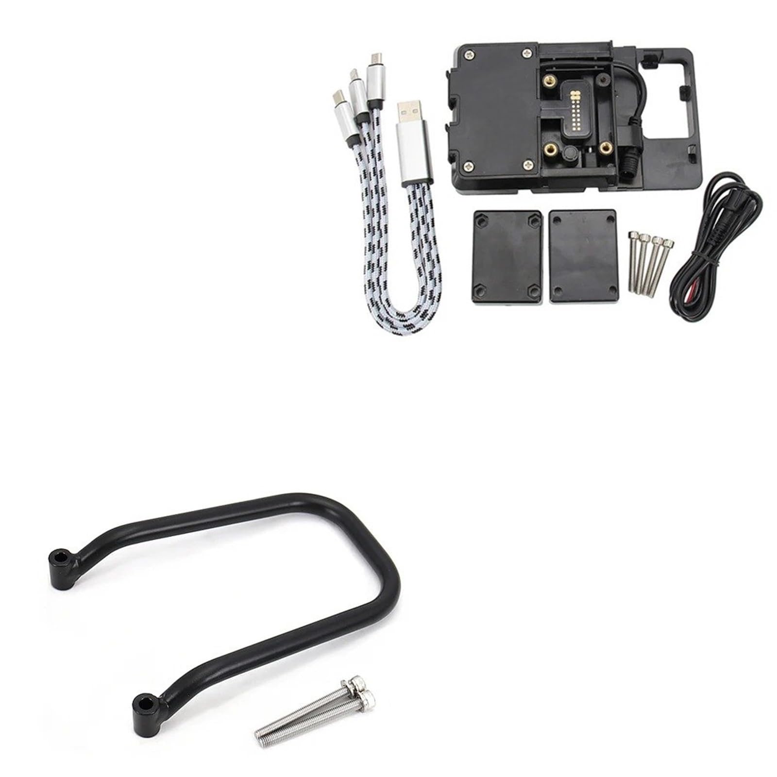 Für S1000XR 2020-2024 Motorrad Navigation BracketMobile Telefon GPS Platte Halterung Telefon Halter Motorrad-GPS-Navigationshalterung(BC) von Ggwqoops