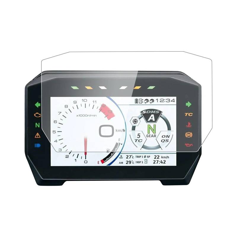 Für Suzuki Für GSX-S1000GT Für GSX S1000GT S1000 GT 2022 2023 2024 Instrumententafel Cluster Kratzschutzfolie Displayschutzfolie Armaturenbrett Tacho Displayschutzfolie(1pcs) von Ggwqoops