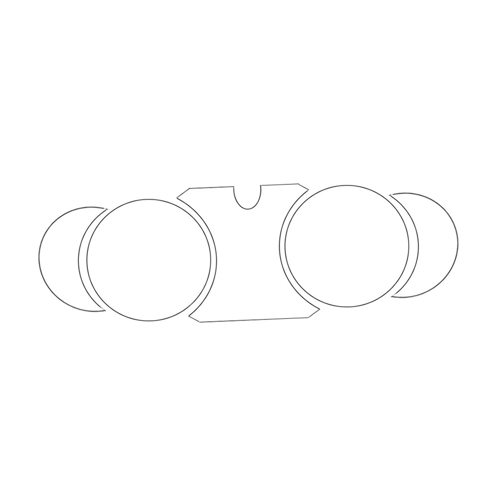 Für Suzuki Für GSX1300R Für Hayabusa 2021 2022 202 Motorrad Cluster Scratch-Screen Schutz Film Screen Protector Armaturenbrett Tacho Displayschutzfolie(5 PCS) von Ggwqoops