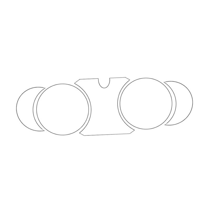 Für Suzuki Für GSX1300R Für Hayabusa 2021 2022 202 Motorrad Cluster Scratch-Screen Schutz Film Screen Protector Armaturenbrett Tacho Displayschutzfolie(5 PCS) von Ggwqoops