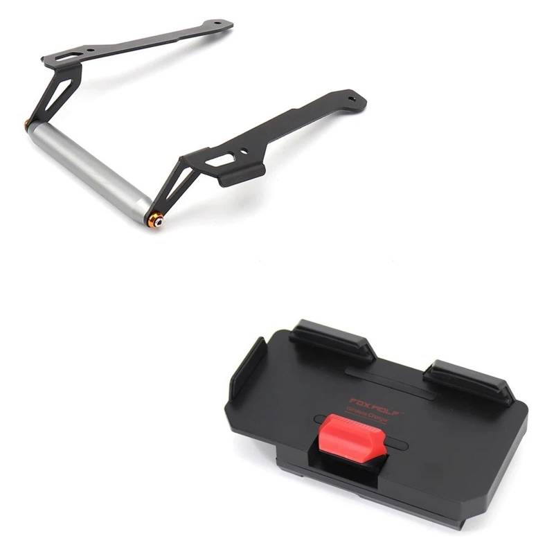 Für Voge Für DS525X 2023 Neue GPS Montieren Motorrad Telefon Halter Stehen Navigation Halterung Motorrad-GPS-Navigationshalterung(Set - 22MM) von Ggwqoops