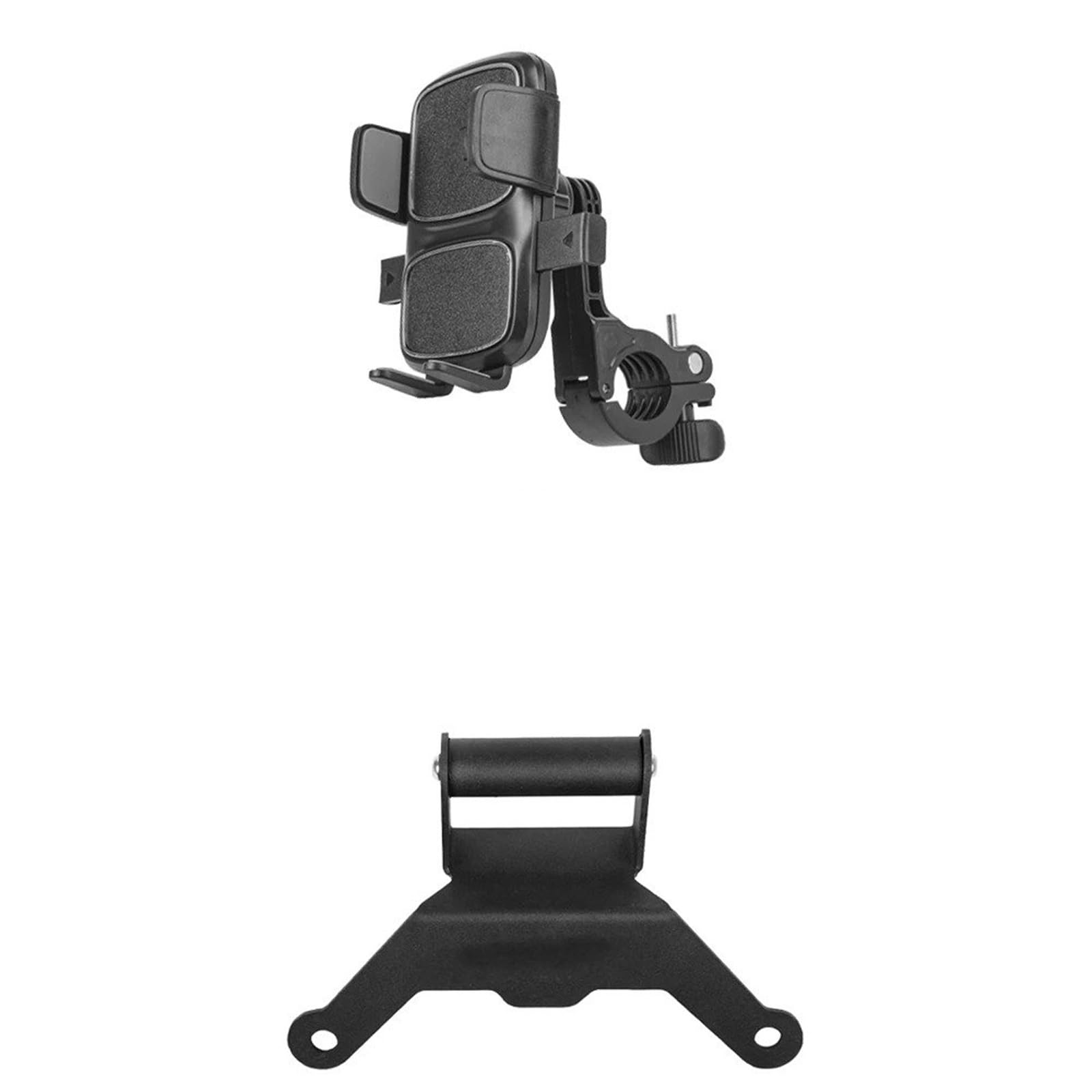 Für Xmax 300 2022-2024 Motorrad CNC Navigation Halterung Einstellbare GPS Handy Halter Halterung Unterstützung Motorrad-GPS-Navigationshalterung(A and B) von Ggwqoops