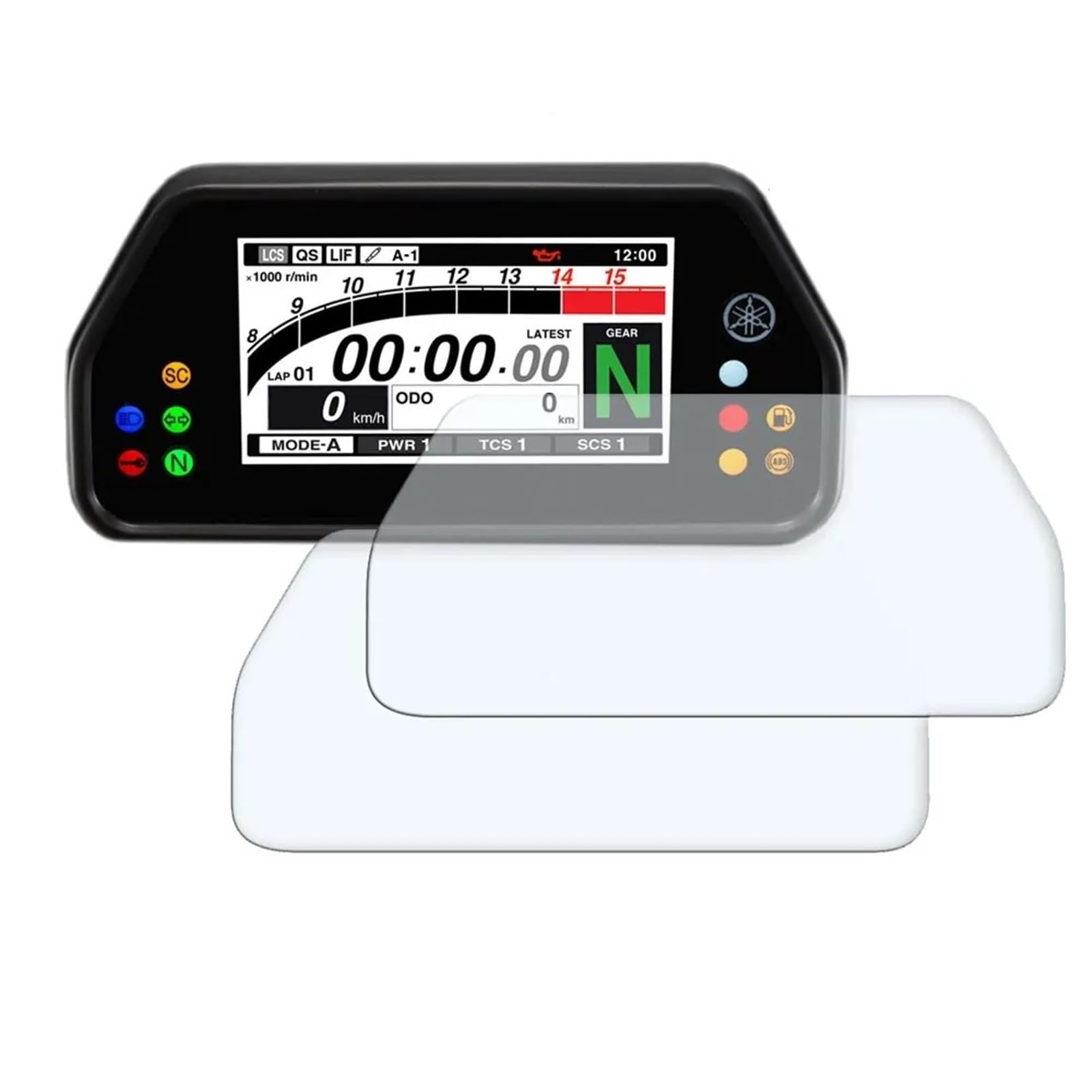 Für YZF R1 R1M R1S M/S Für YZF-R1 Für YZF-R1M Für YZF-R1S Cluster Scratch Cluster Displayschutzfolie Armaturenbrett Tacho Displayschutzfolie(5 PCS) von Ggwqoops