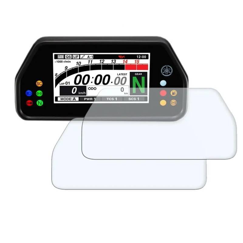Für YZF R1 R1M R1S M/S Für YZF-R1 Für YZF-R1M Für YZF-R1S Cluster Scratch Cluster Displayschutzfolie Armaturenbrett Tacho Displayschutzfolie(5 PCS) von Ggwqoops