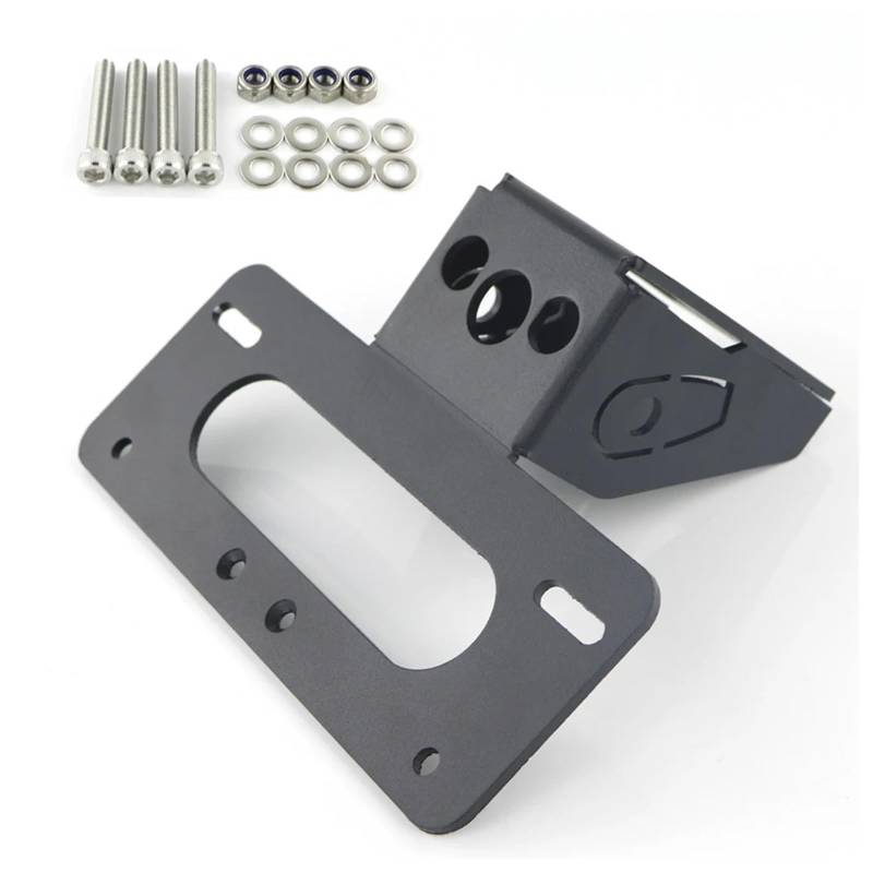 Kennzeichenhalterung Für Kawasaki Für Z650 Für Ninja 650 2017-2025 Hinten Schwanz Ordentlich Anzahl Nummer Platte Rahmen Halter Motorrad Fender Eliminator Kit Motorrad Kennzeichenhalter von Ggwqoops