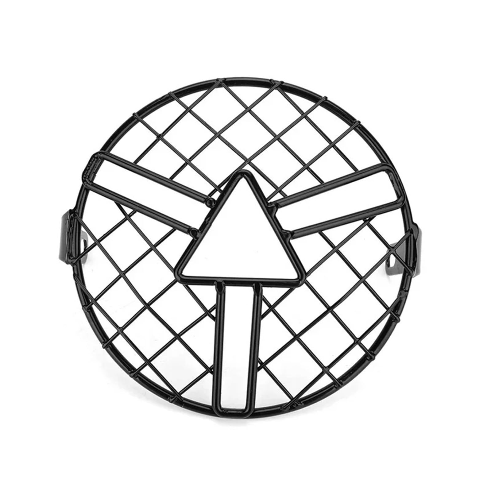 Motorrad-Scheinwerferabdeckung 7 "Motorrad Scheinwerfergitter Grillschutz Frontlampengitter Grillabdeckung Schutz Für Scheinwerferabdeckung Scheinwerfer Abdeckung(Arrow) von Ggwqoops