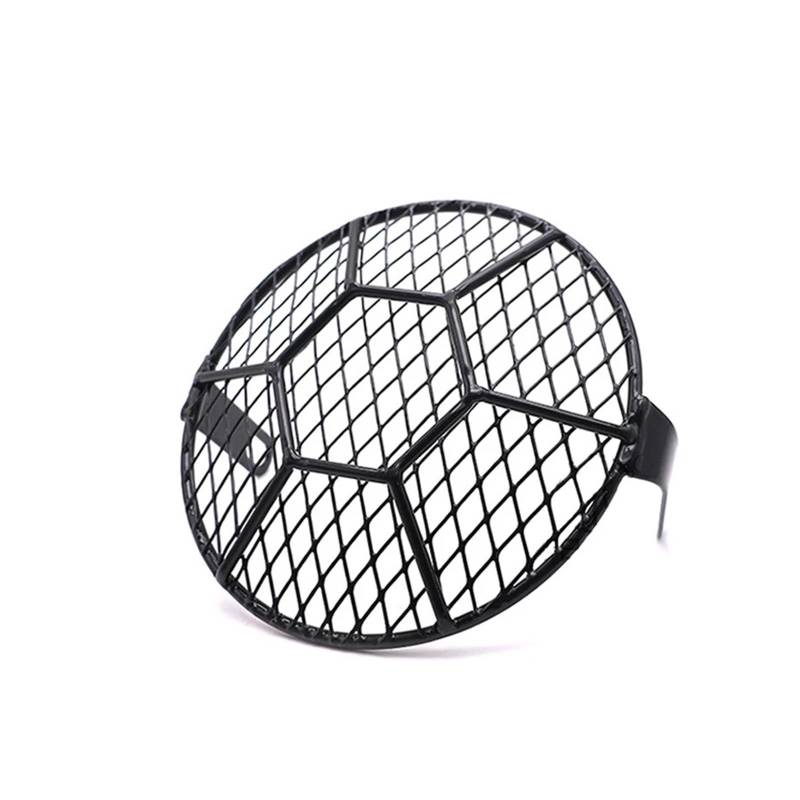 Motorrad-Scheinwerferabdeckung 7 Zoll Motorrad Scheinwerfer Schutzfolie Motorrad Licht Lampe Mesh Metall Montieren Abdeckung Grill Maske Scheinwerfer Abdeckung(8) von Ggwqoops