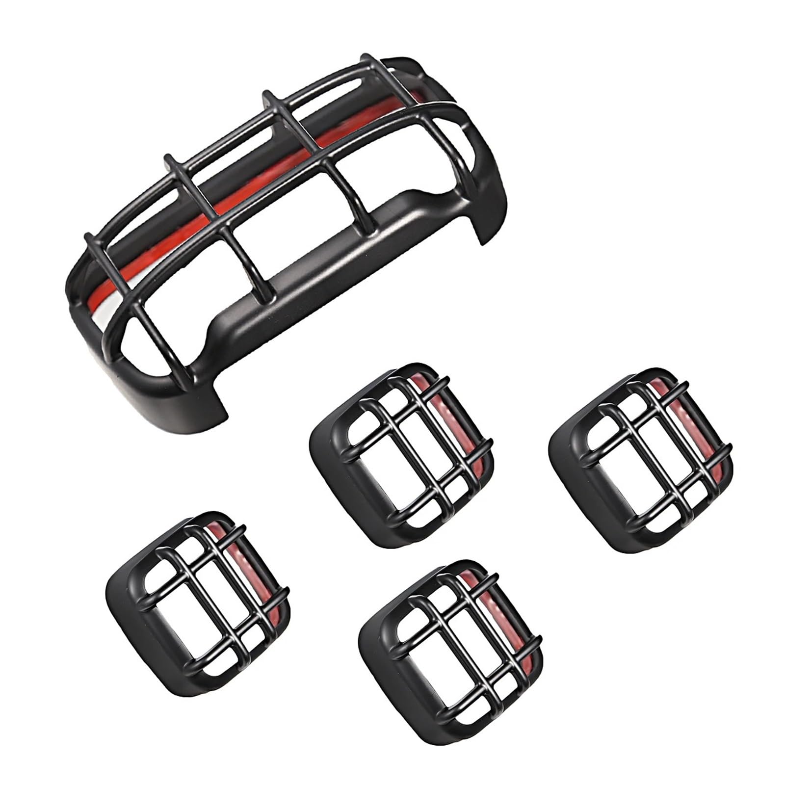 Motorrad-Scheinwerferabdeckung Für CT125 Für Trail 125 Für Hunter Für Cub 2020-2023 Motorrad Matt Schwarz Scheinwerfer Blinker Rücklicht Grill Abdeckung Scheinwerfer Abdeckung(B) von Ggwqoops