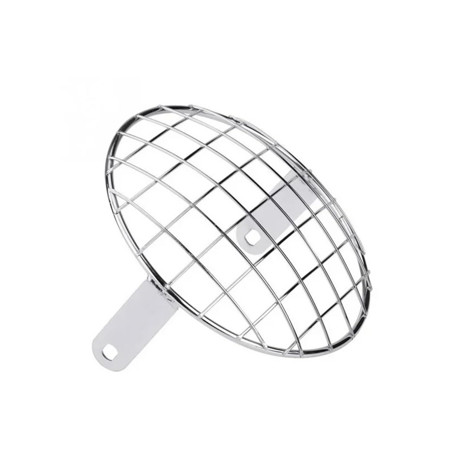 Motorrad-Scheinwerferabdeckung Für Cafe Für Racer 7" Motorrad Scheinwerfer Mesh Grill Guard Frontlampe Mesh Grill Cover Protector Scheinwerferabdeckung Scheinwerfer Abdeckung(Silver A) von Ggwqoops