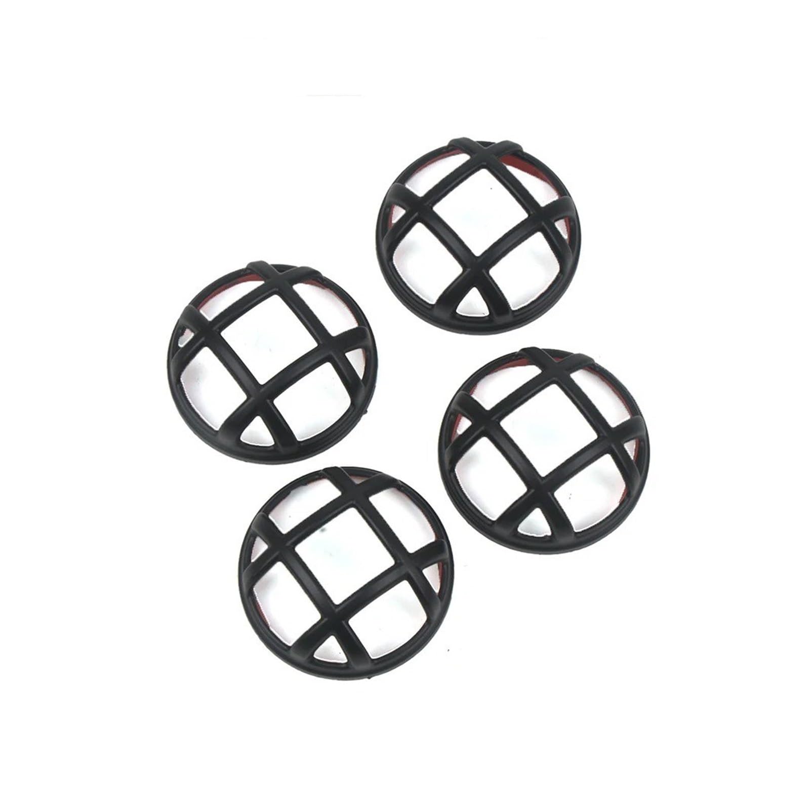 Motorrad-Scheinwerferabdeckung Für Cross Für Cub 110 Für CC110 Blinkerlampenschutz Motorrad Mattschwarz Scheinwerfer Blinker Rücklicht Grillabdeckung Scheinwerfer Abdeckung(4XTurn Signal Grill) von Ggwqoops