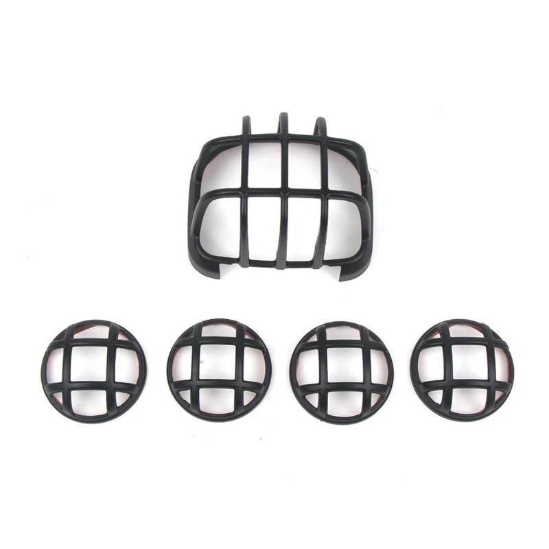 Motorrad-Scheinwerferabdeckung Für Cross Für Cub 110 Für CC110 Blinkerlampenschutz Motorrad Mattschwarz Scheinwerfer Blinker Rücklicht Grillabdeckung Scheinwerfer Abdeckung(B) von Ggwqoops