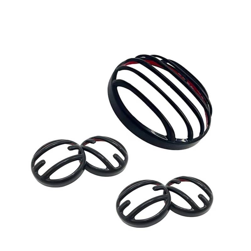 Motorrad-Scheinwerferabdeckung Für Rebel Für CMX 500 300 1100 Für ABS 2020-2023 2022 Schwarz Scheinwerfer Blinker Rücklicht Grill Coverf Scheinwerfer Abdeckung(CMX500 1100 A) von Ggwqoops