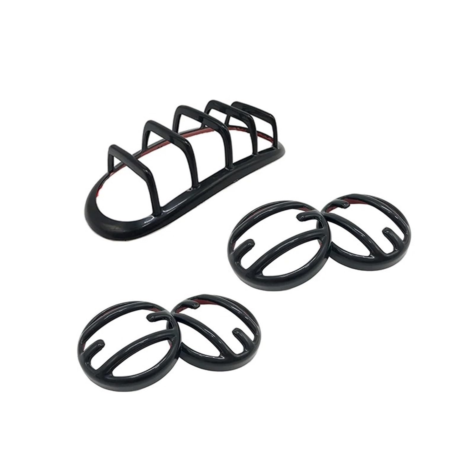 Motorrad-Scheinwerferabdeckung Für Rebel Für CMX 500 300 1100 Für ABS 2020-2023 2022 Schwarz Scheinwerfer Blinker Rücklicht Grill Coverf Scheinwerfer Abdeckung(Universally) von Ggwqoops