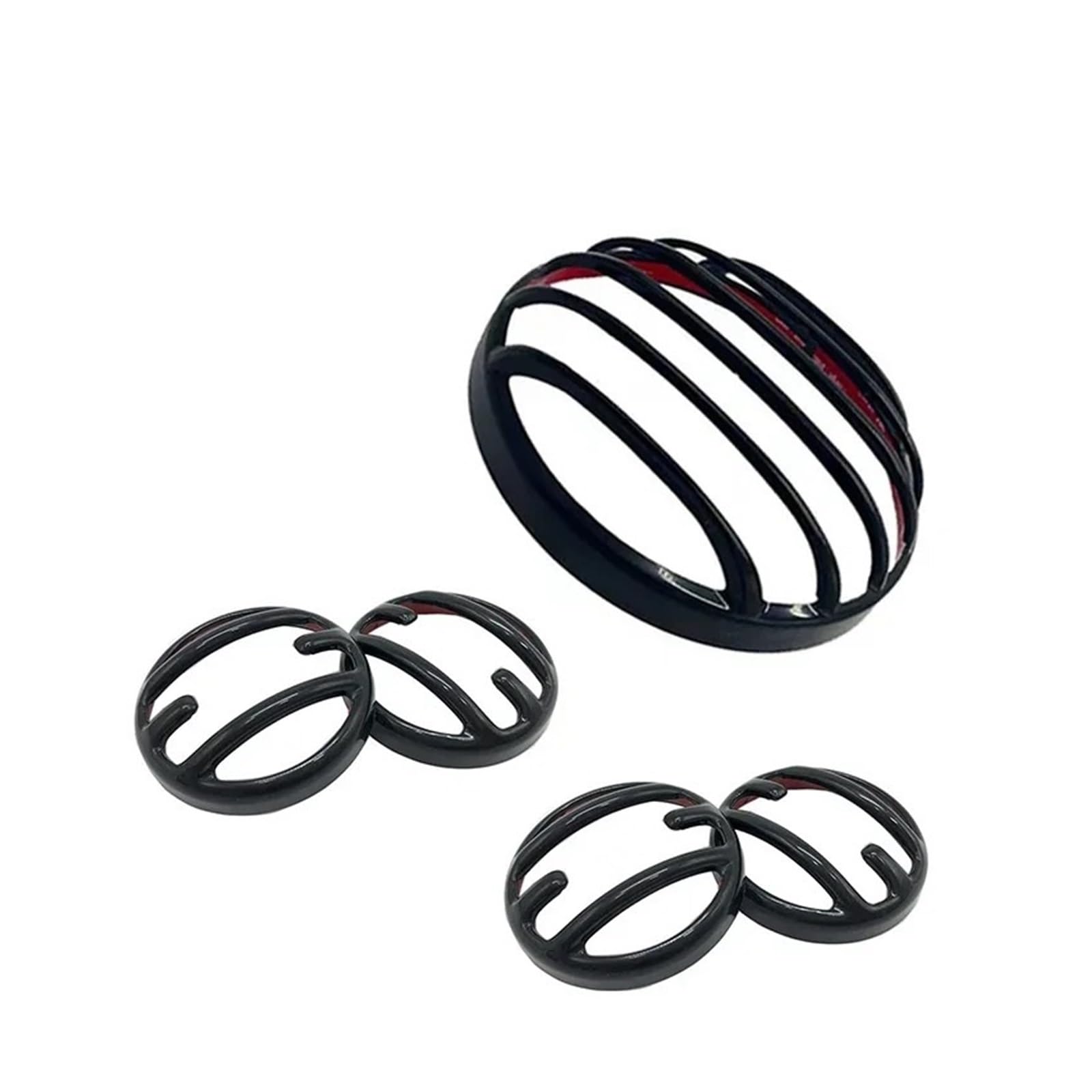Motorrad-Scheinwerferabdeckung Für Rebel Für CMX 500 300 1100 Für ABS 2020-2023 Schwarz Scheinwerfer Blinker Rücklicht Grill Coverf Scheinwerfer Abdeckung(CMX300 A) von Ggwqoops