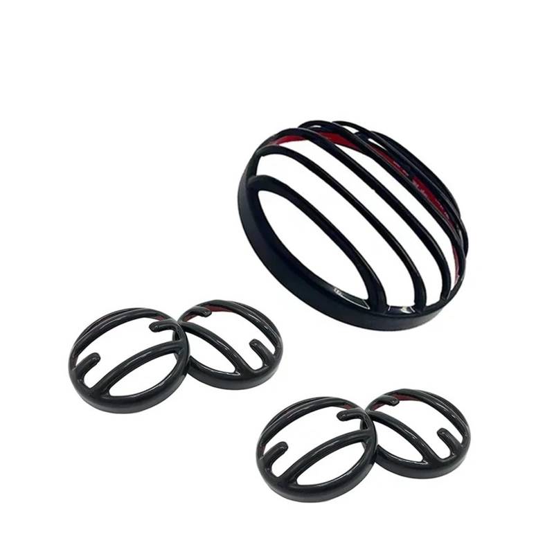 Motorrad-Scheinwerferabdeckung Für Rebel Für CMX 500 300 1100 Für ABS 2020-2023 Schwarz Scheinwerfer Blinker Rücklicht Grill Coverf Scheinwerfer Abdeckung(CMX300 A) von Ggwqoops