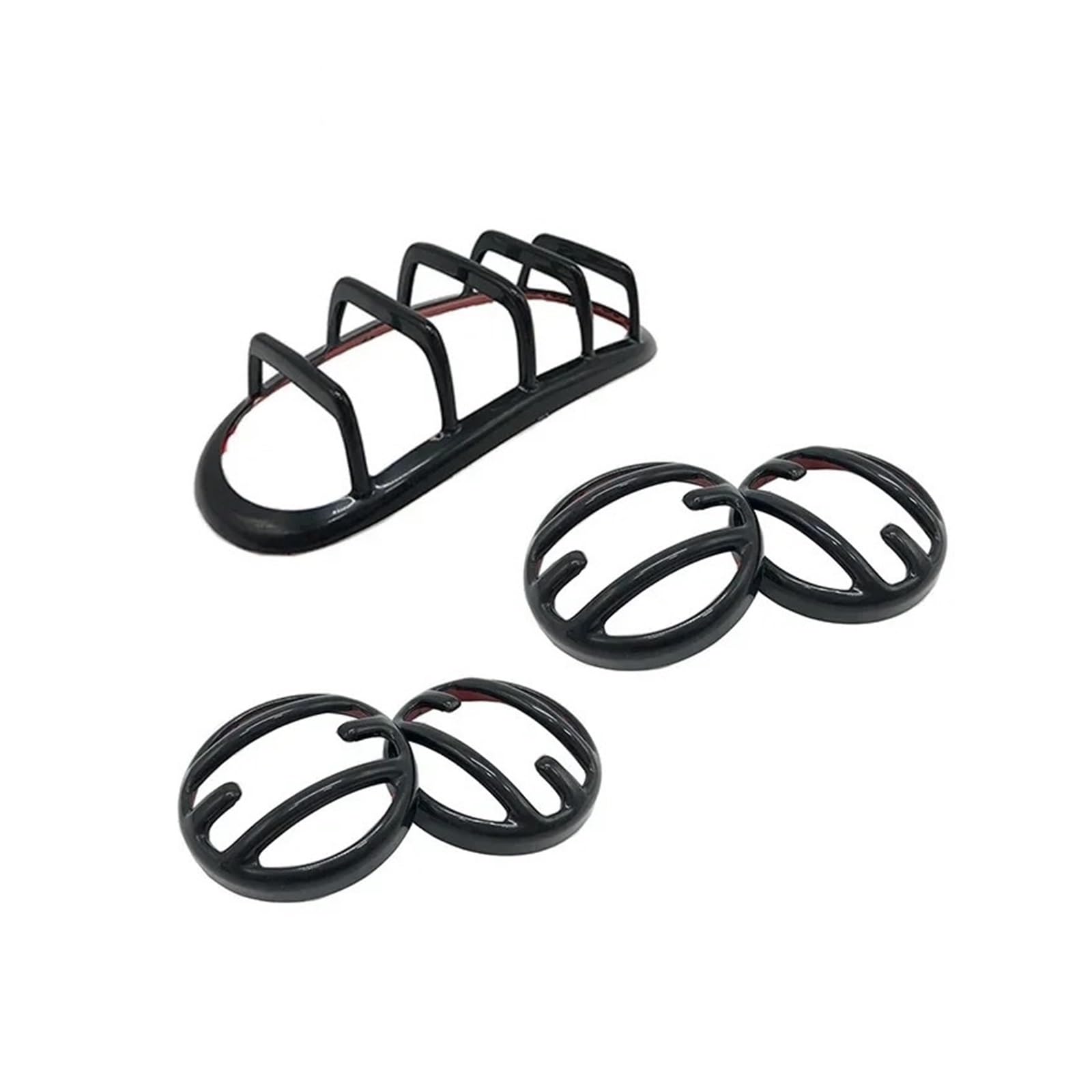 Motorrad-Scheinwerferabdeckung Für Rebel Für CMX 500 300 1100 Für ABS 2020-2023 Schwarz Scheinwerfer Blinker Rücklicht Grill Coverf Scheinwerfer Abdeckung(Universally) von Ggwqoops