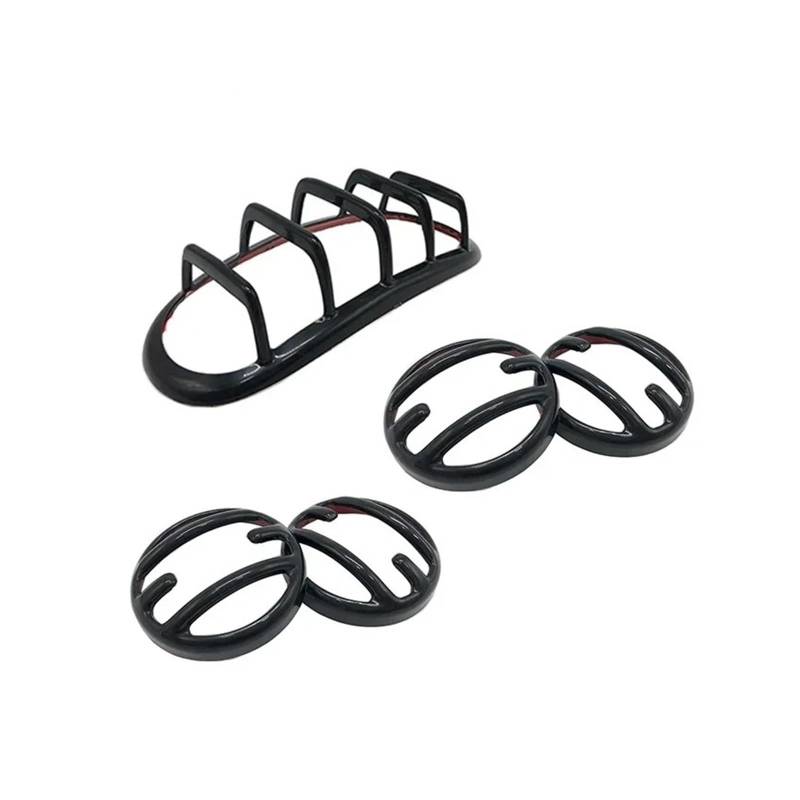 Motorrad-Scheinwerferabdeckung Für Rebel Für CMX 500 300 1100 Für ABS 2020-2023 Schwarz Scheinwerfer Blinker Rücklicht Grill Coverf Scheinwerfer Abdeckung(Universally) von Ggwqoops