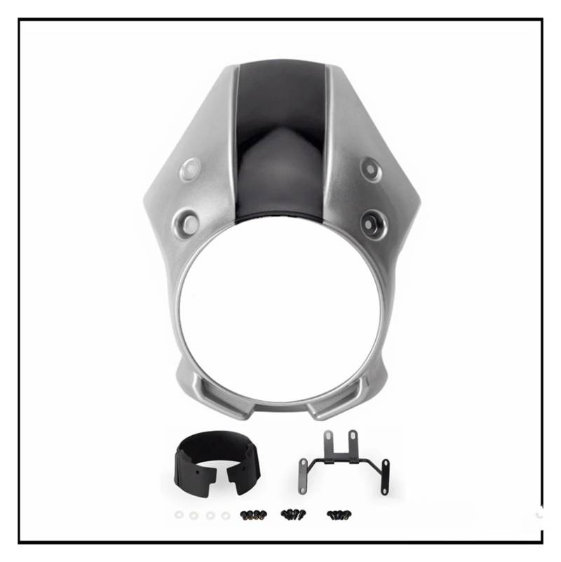 Motorrad-Scheinwerferabdeckung Für Rebel Für CMX 500 300 250 2017-2022 Motorrad Scheinwerfer Gugel Verkleidung Retro Front Grill Lichter Abdeckung Scheinwerfer Windschutzscheibe Scheinwerfer Abdeckung von Ggwqoops