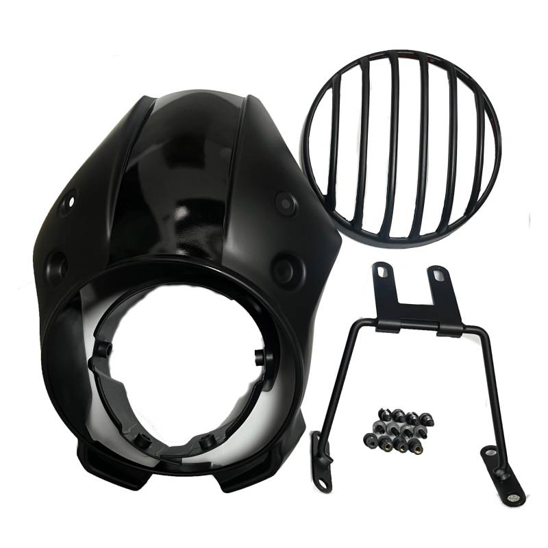 Motorrad-Scheinwerferabdeckung Für Rebel Für CMX250 Für CMX300 Für CMX500 Scheinwerferabdeckung Schutz Frontscheinwerfer Verkleidung Windschutzscheibe Scheinwerfer Abdeckung(Style 1) von Ggwqoops