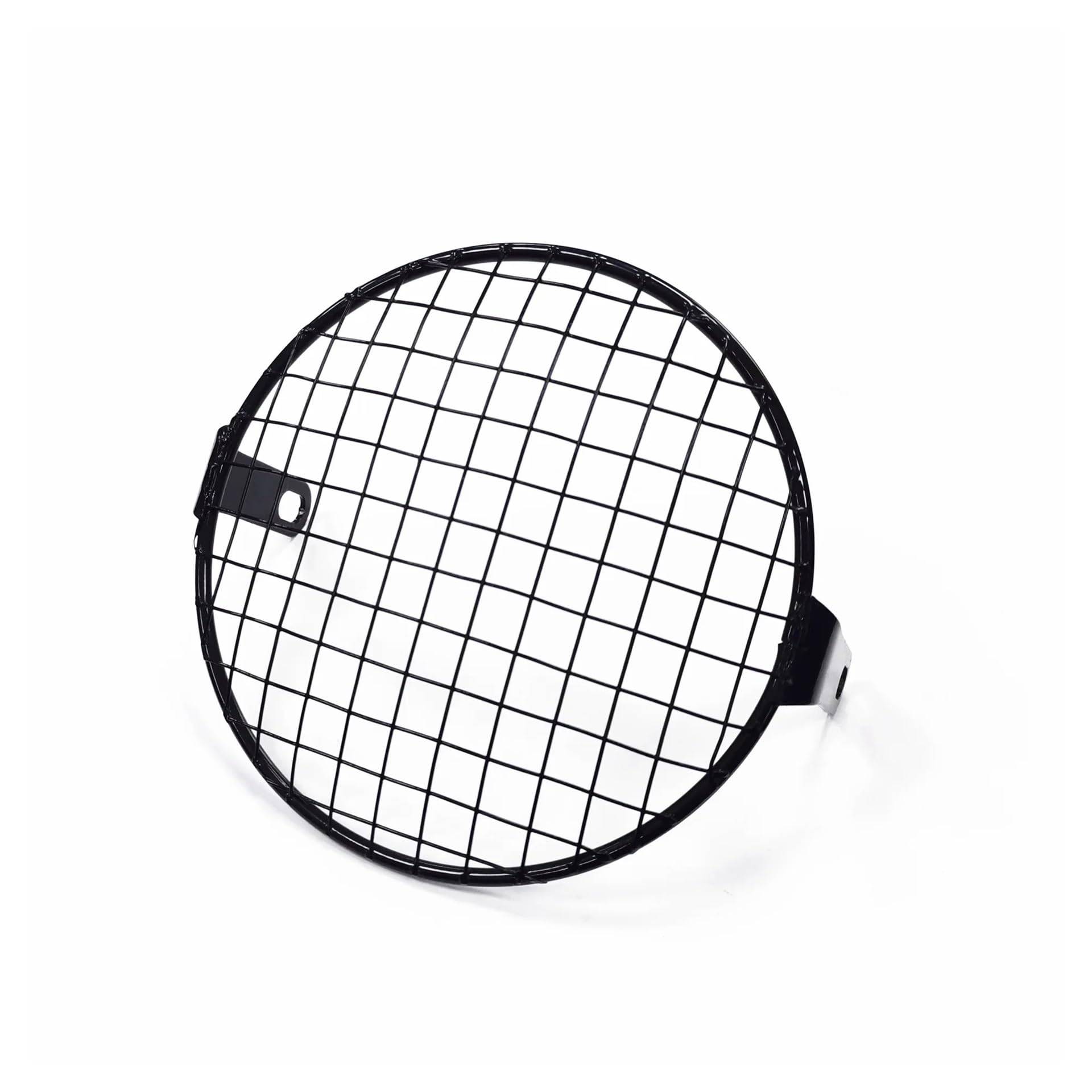 Motorrad-Scheinwerferabdeckung Motorrad Universal Vintage Scheinwerferschutz Retro Grill Licht Lampenabdeckung Scheinwerfer Abdeckung(Style 2) von Ggwqoops