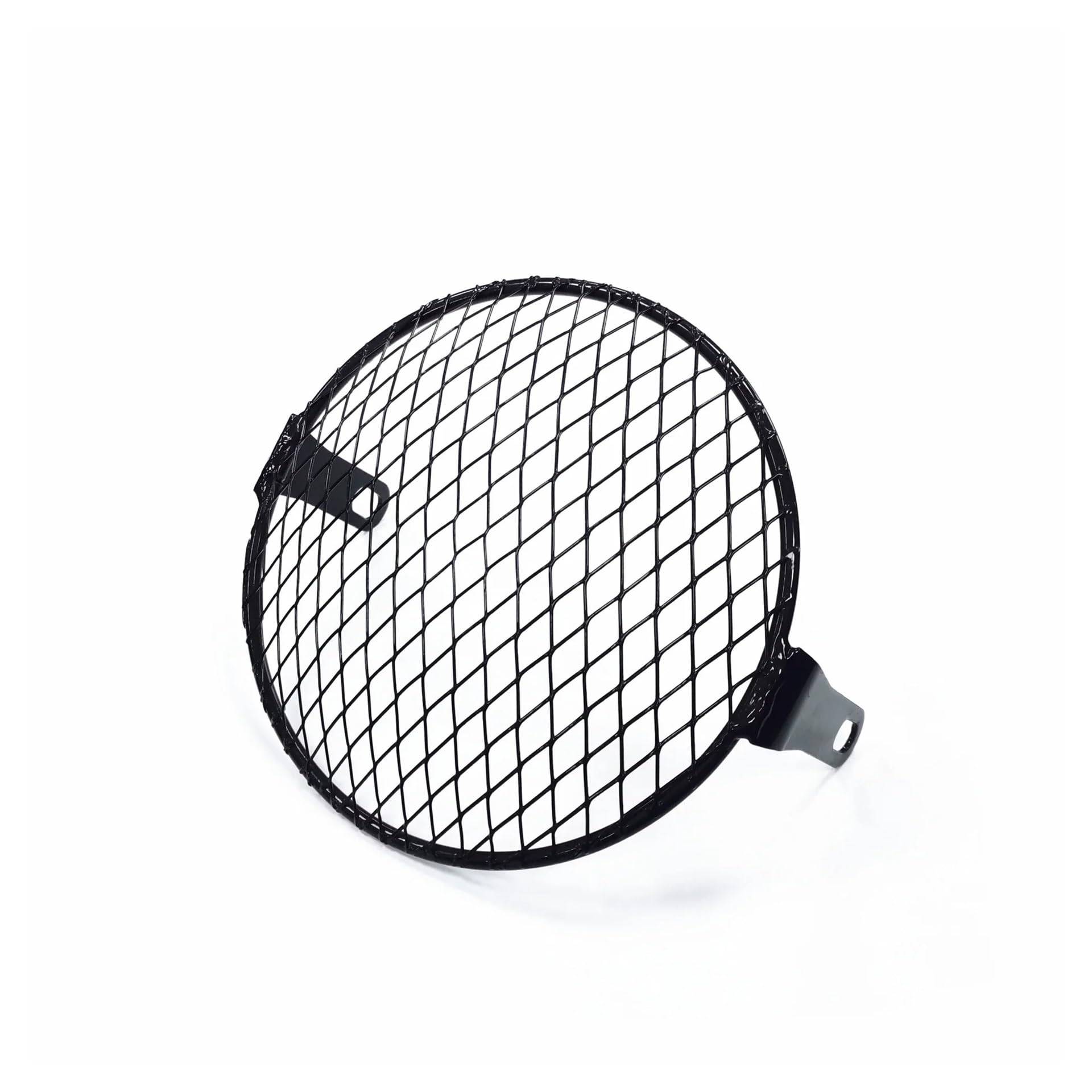 Motorrad-Scheinwerferabdeckung Motorrad Universal Vintage Scheinwerferschutz Retro Grill Licht Lampenabdeckung Scheinwerfer Abdeckung(YL6-001xwg) von Ggwqoops