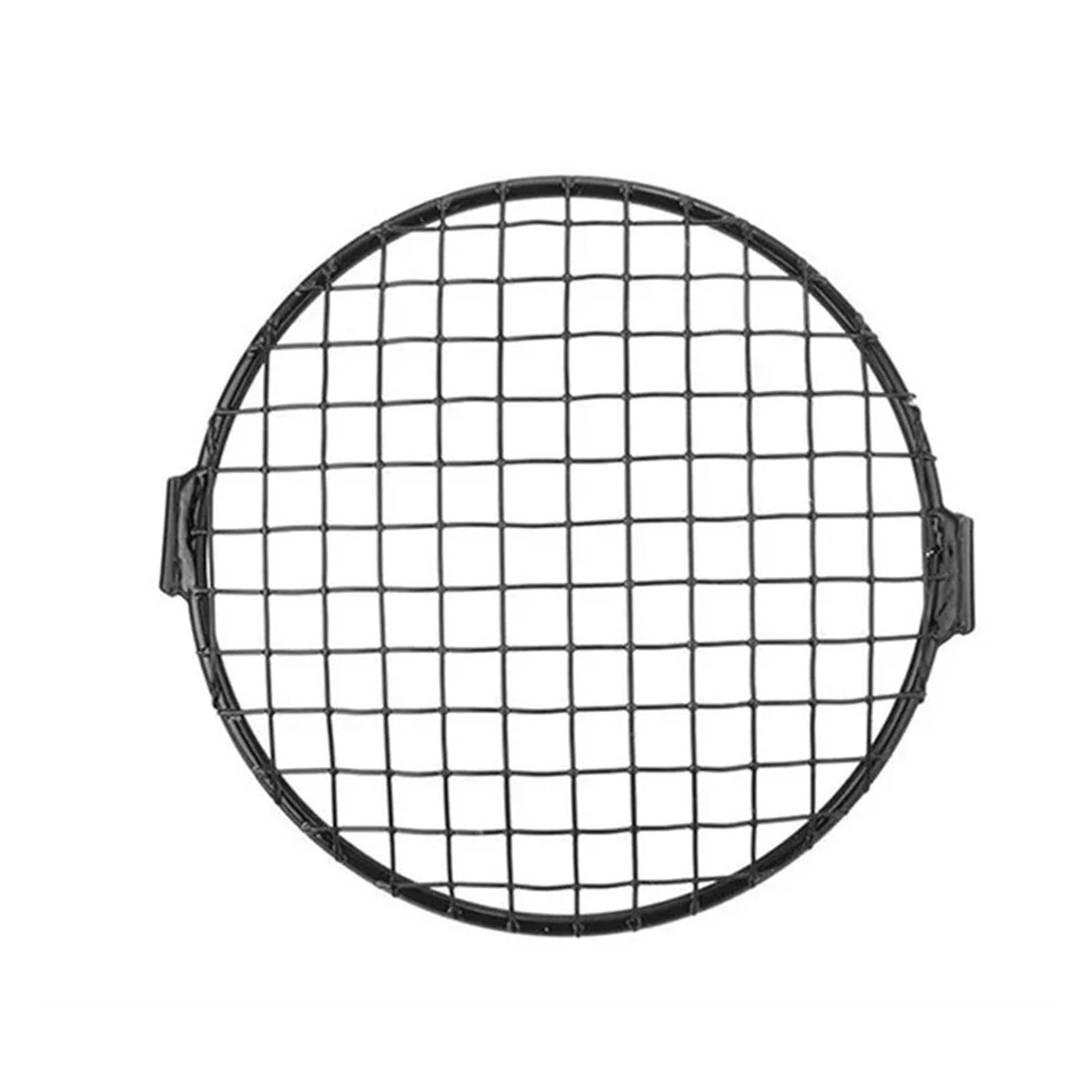 Motorrad-Scheinwerferabdeckung Universal Motorrad Scheinwerfer Schutzfolie 6,5 Zoll Motorrad Licht Lampe Metallabdeckung Mesh Grill Maske Scheinwerfer Abdeckung(Square grid) von Ggwqoops