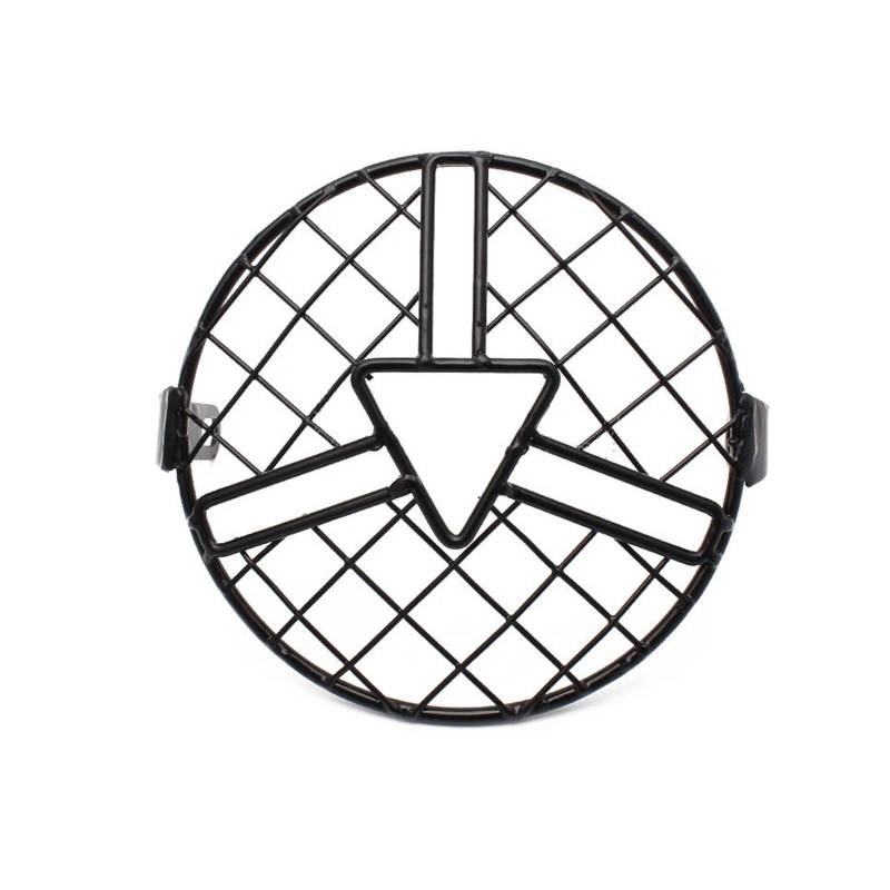 Motorrad-Scheinwerferabdeckung Universal Scheinwerfer Schutz Abdeckung Metall Retro Motorrad Scheinwerfer Mesh Grille Lampenschirm Scheinwerfer Abdeckung von Ggwqoops