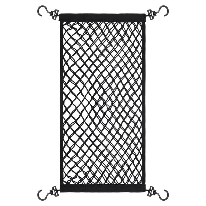 Cart Net, Cargo Mesh Cover, Utility Trolley Accessory, Stretchable Elastic Net, Heavy Load Organizer for Outdoor Camping, Travel Use, 27.56x13.78 Inches von Ghjkldha