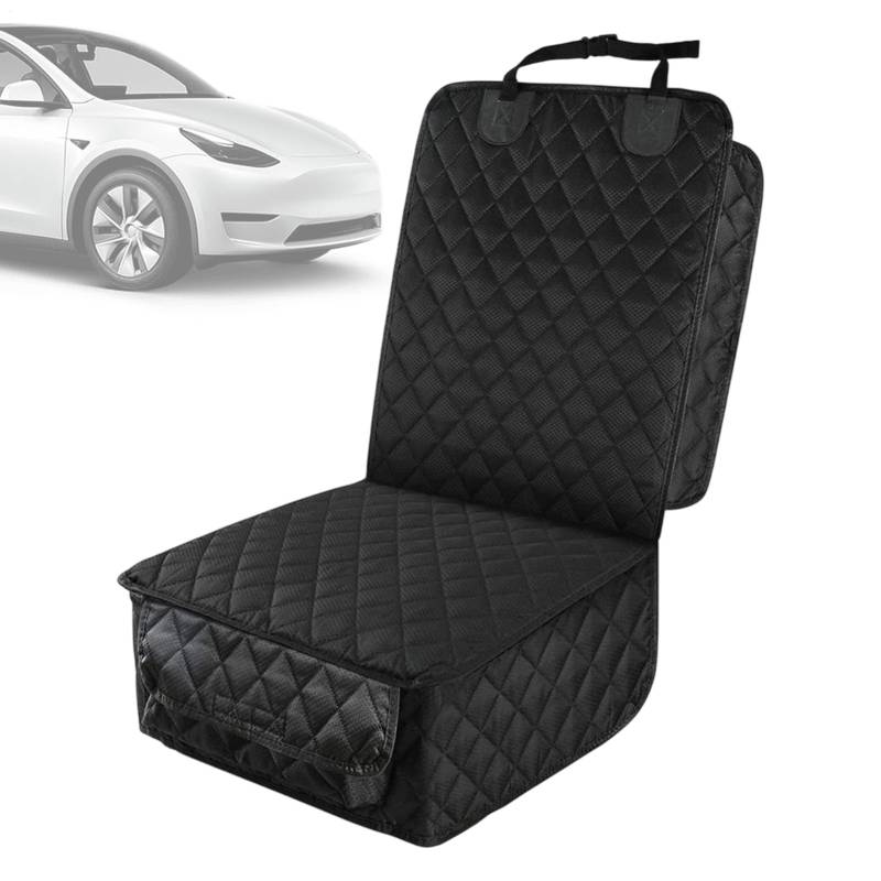 Ghjkldha Dog Car Seat Protector, Waterproof Front Seat Cover 50.4cm, Easy-to-Clean Full Coverage Pad with Breathable Mesh, Detachable Mat for Truck Sedan, Non-Slip Pet Travel von Ghjkldha