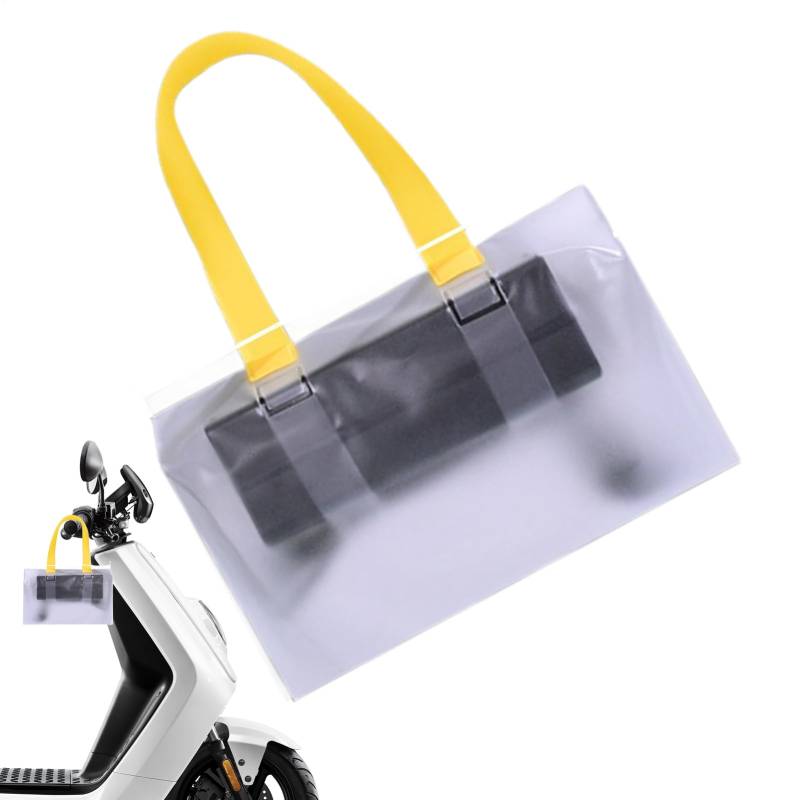 Ghjkldha Electric Scooter Charger, Motorcycle Charging Pouch, Waterproof Organizer, White, Uv Resistant Material, Dustproof Protection, for Outdoor Travel & Commute von Ghjkldha