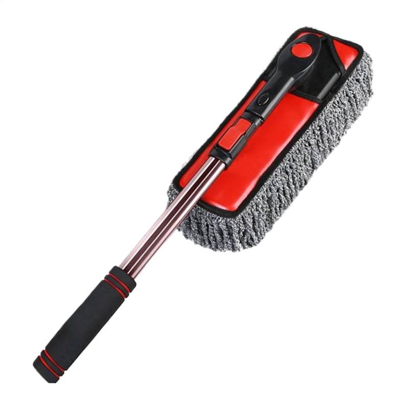 Ghjkldha Washing Car Brushes, Exterior Cleaning Scrubber, 360° Rotating Duster with Extendable Handle for Auto, Truck, Rv, Window Detailing and Snow Removal Use, 31.5-41.34 Inches von Ghjkldha
