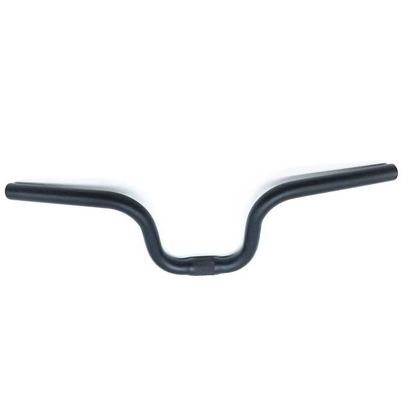 530Mm Lenker Aluminiumlegierung 25,4Mm M-Type Rise 140Mm Lenker für Faltrad Fahrradhand,Schwarz von Ghulumn