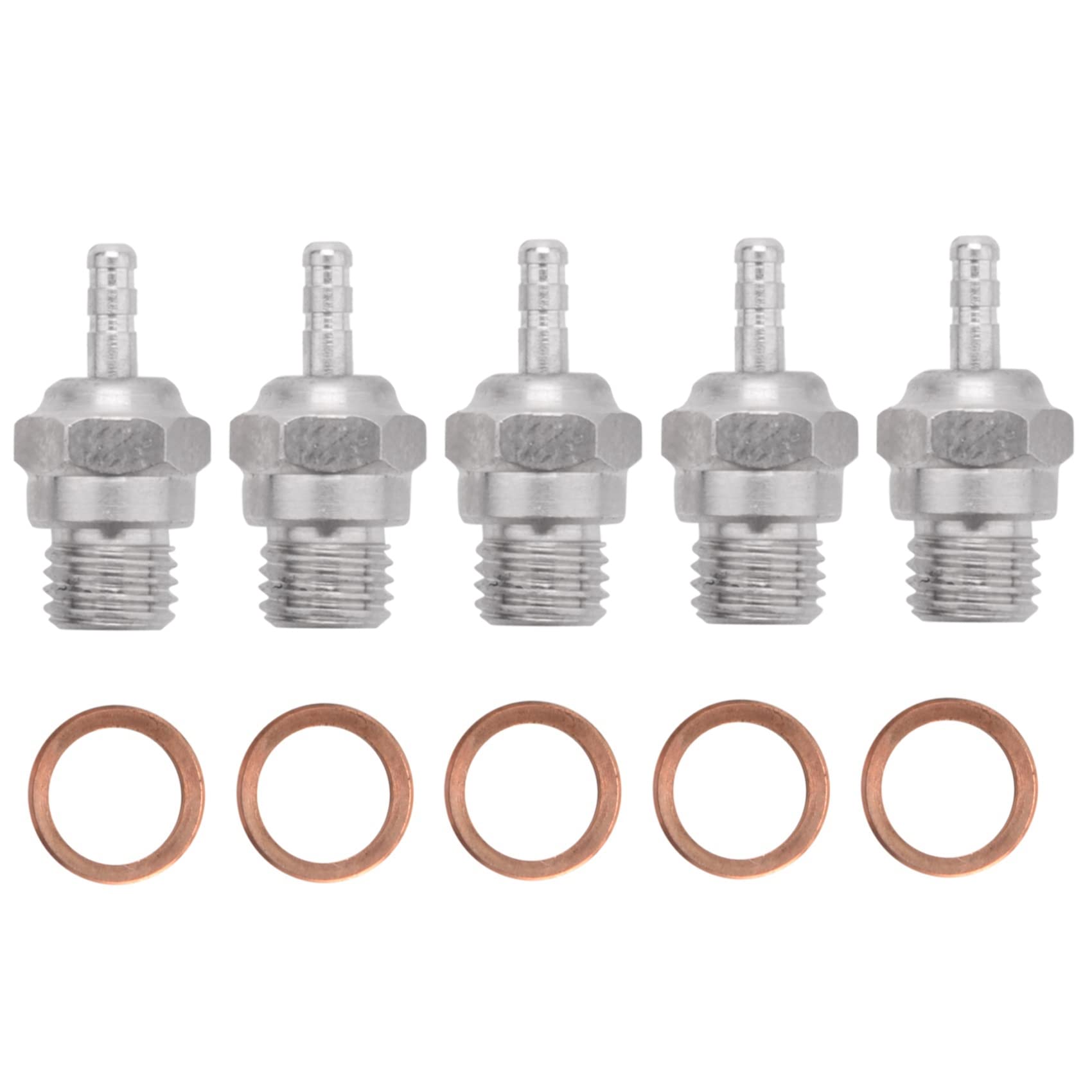 Ghulumn 5Pcs N3 GlüHkerze Nitro Truck Hot Motorteile ZubehöR OS RC Modellauto 70117 von GETOUT