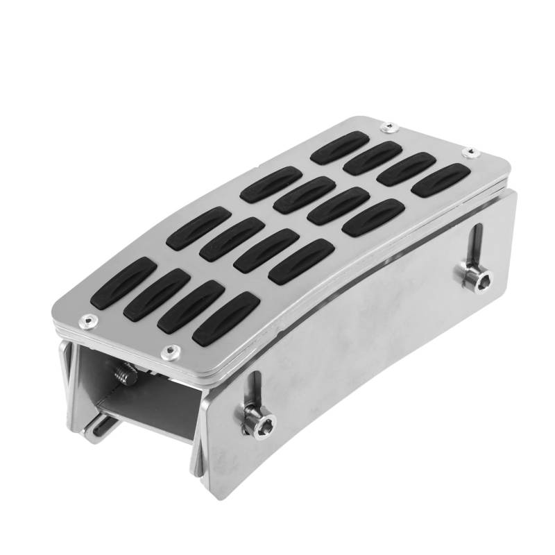Ghulumn Einstellbare ErhöHen Gasbremse FußStüTze Pedal Gaspedal Abdeckung Gaspedal Kit Gaspedal Extender Abdeckung Einstellbare Fahrer FußStüTze Pad Fit für 2007-2017 Wrangler von GETOUT