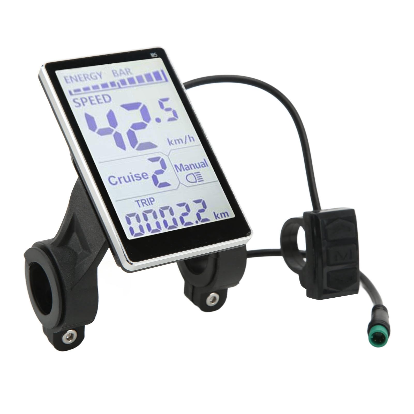 Ghzste Elektrofahrrad LCD Meter 5 Pin Fahrradcomputer 24V 36V 48V 60V Universal E Scooter M5 LCD Panel Bildschirm 31,8 22,2 mm Elektrofahrräder Ghzste Elektrofahrrad LCD Meter 5 Pin Fahrradcomputer 24V 36V 48V 60V Universal E Scooter M5 LCD Panel Bildschirm 31,8 22,2 mm Elektrofahrräder von Ghzste