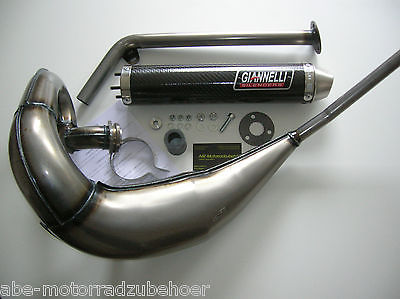 Auspuff Anlage Giannelli Carbon Aprilia MX 125 ab Bj. 2004 Typ: TZ000 +ABE Auspuff Anlage Giannelli Carbon Aprilia MX 125 ab Bj. 2004 Typ: TZ000 +ABE von Giannelli