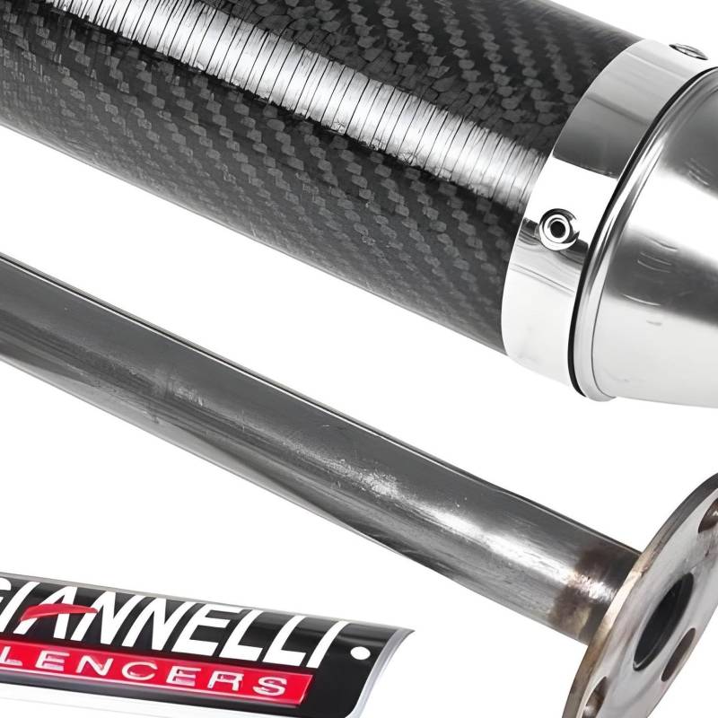 Auspuffanlage Giannelli Endtopf Carbon mit ABE für Derbi von Giannelli